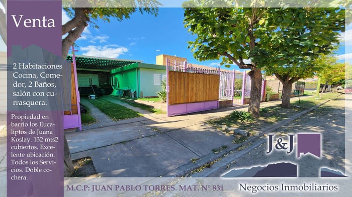 Vendo casa en Juana Koslay, excelente zona image